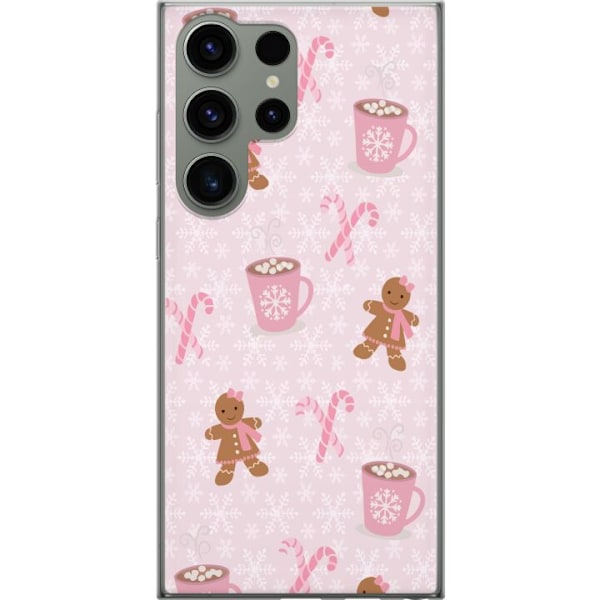 Samsung Galaxy S23 Ultra Gennemsigtig cover Glædelig Jul