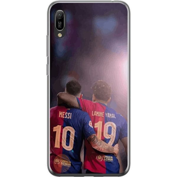 Huawei Y6 Pro (2019) Genomskinligt Skal Lamine Yamal VS Messi