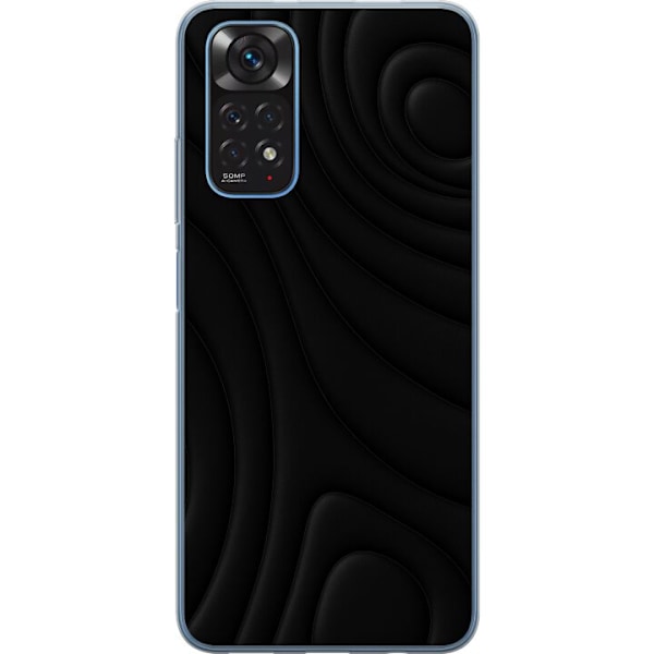 Xiaomi Redmi Note 11S Läpinäkyvä kuori Tummat Aallot