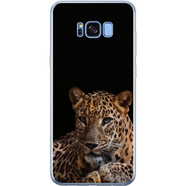 Samsung Galaxy S8+ Gennemsigtig cover Leopard