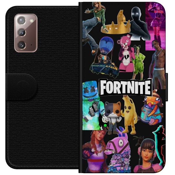 Samsung Galaxy Note20 Lompakkokotelo Fortnite