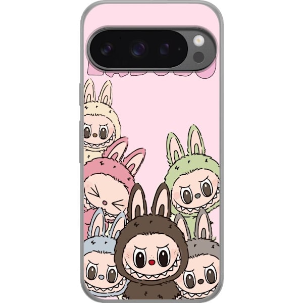 Google Pixel 9 Pro XL Läpinäkyvä kuori Labubu Classics