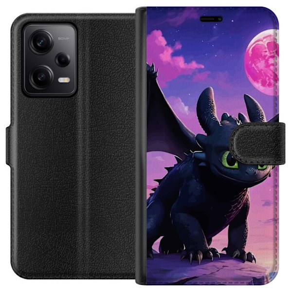 Xiaomi Redmi Note 12 Pro Plånboksfodral How to Train Your Dragon (Draktränaren)