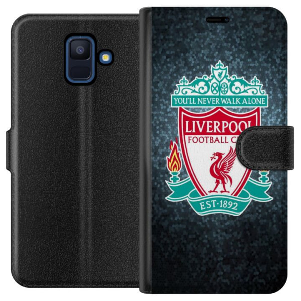 Samsung Galaxy A6 (2018) Lompakkokotelo Liverpool Football Clu