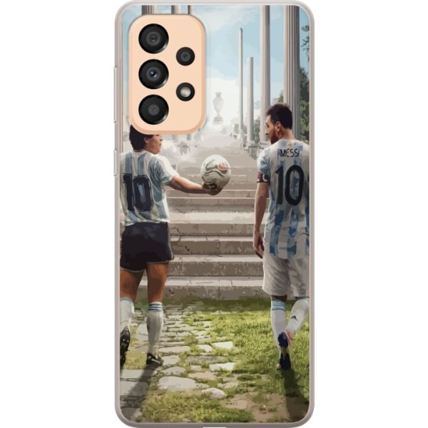 Samsung Galaxy A33 5G Genomskinligt Skal Messi