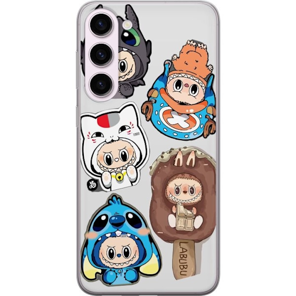 Samsung Galaxy S23+ Läpinäkyvä kuori Labubu hahmokokoelma -