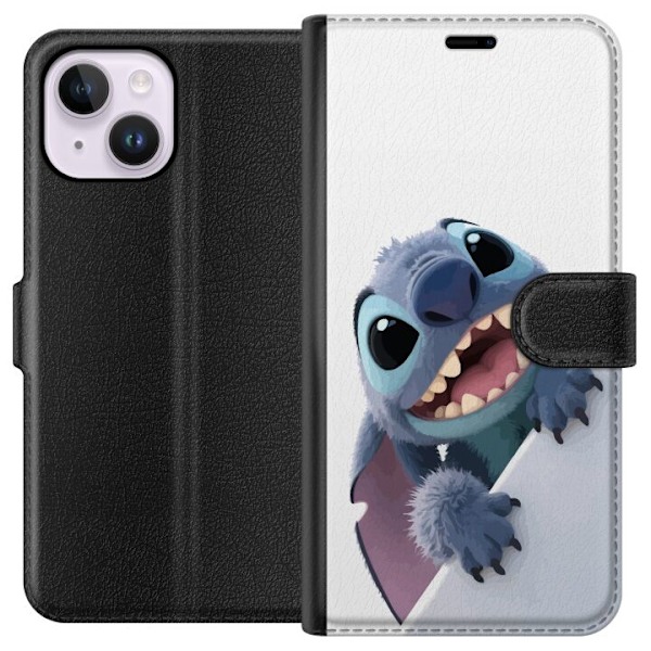 Apple iPhone 15 Plus Tegnebogsetui Lykkelig Sting