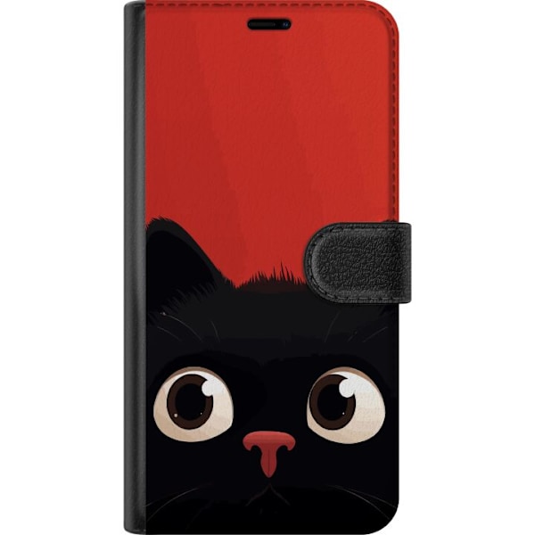 Motorola Moto G34 Lommeboketui Leken Katt