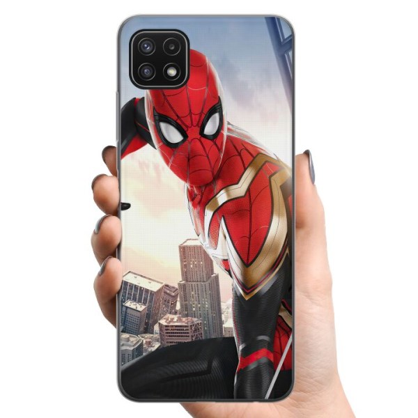 Samsung Galaxy A22 5G TPU Matkapuhelimen kuori Spiderman