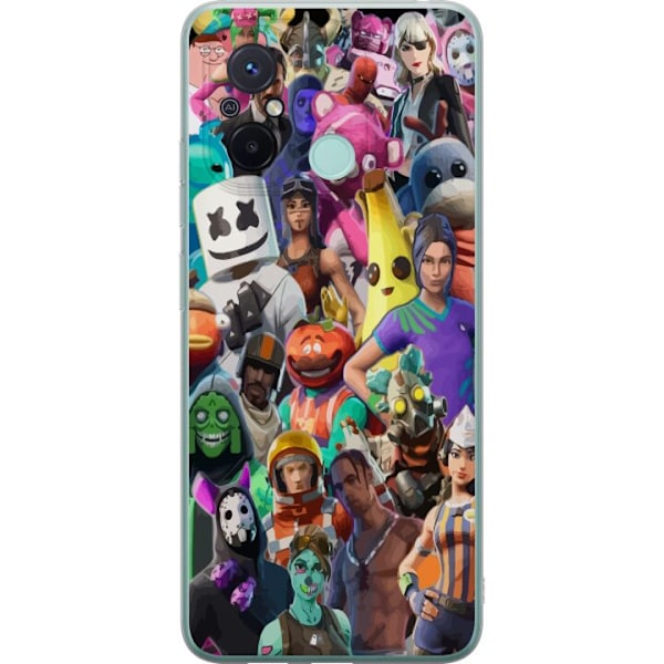 Xiaomi Redmi 12C Gennemsigtig cover Fortnite