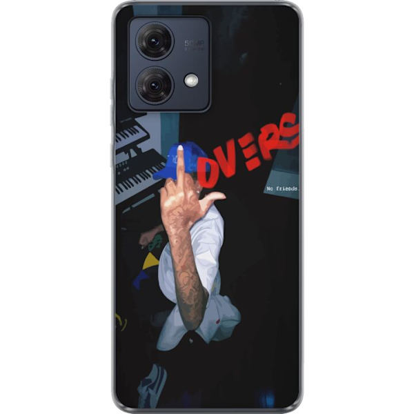 Motorola Moto G84 Läpinäkyvä kuori Rakkaus Mystiikka Suunnittelu Romanttinen Motiivi Suosittu Graafinen Kuviointi Muoti Tyyli