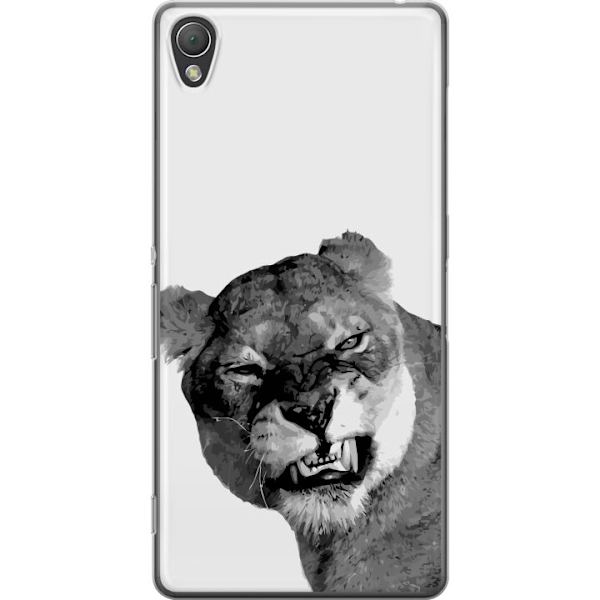 Sony Xperia Z3 Genomskinligt Skal Lejon Konst Artistiskt Djurmotiv Afrikanskt Stil Djungel Känsla Grafiskt Motiv Hemdekor Djurtema