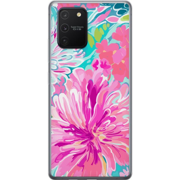 Samsung Galaxy S10 Lite Gennemsigtig cover Blomsterrebs