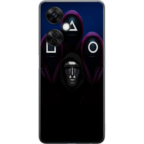 OnePlus Nord CE 3 Lite Läpinäkyvä kuori Squid Game Kausi 3 Uudet Ikoni Suosittu Sarja TV Motiivi Aasialainen Draama Trendikäs Graafinen Suunnittel