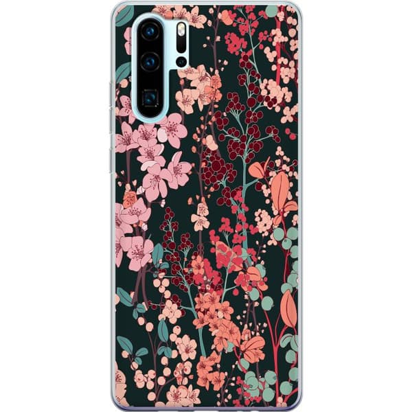 Kompatibel Mobilcover til Huawei P30 Pro Blomster