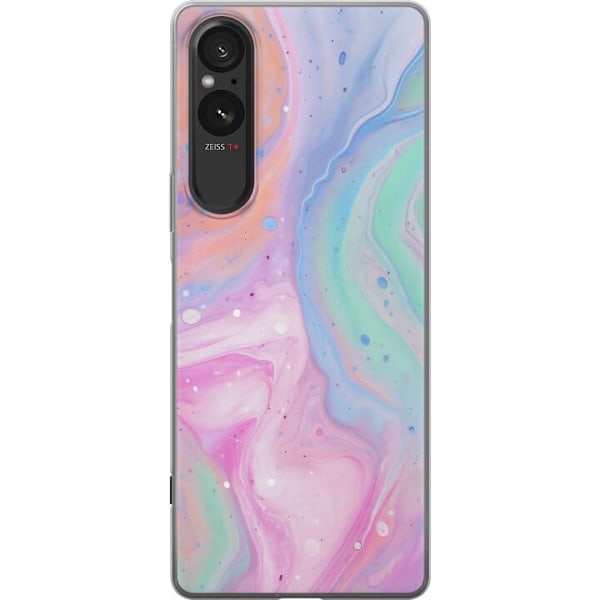 Sony Xperia 10 VI Genomskinligt Skal Pastellmarmor