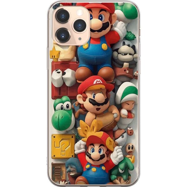 Kompatibelt Mobilskal till Apple iPhone 11 Pro Super Mario Iconic Character Collage