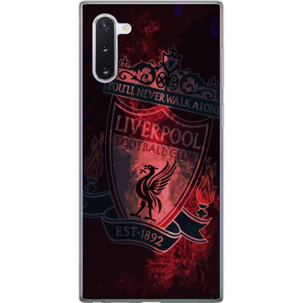 Samsung Galaxy Note10 Läpinäkyvä kuori Liverpool