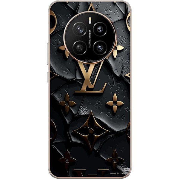 Honor Magic7 Läpinäkyvä kuori Louis Vuitton Tumma tila Suunnittelu Musta Ylellisyys Tyyli Muoti Suosittu Graafinen Kuvio Muotisymboli Luksusbrändi