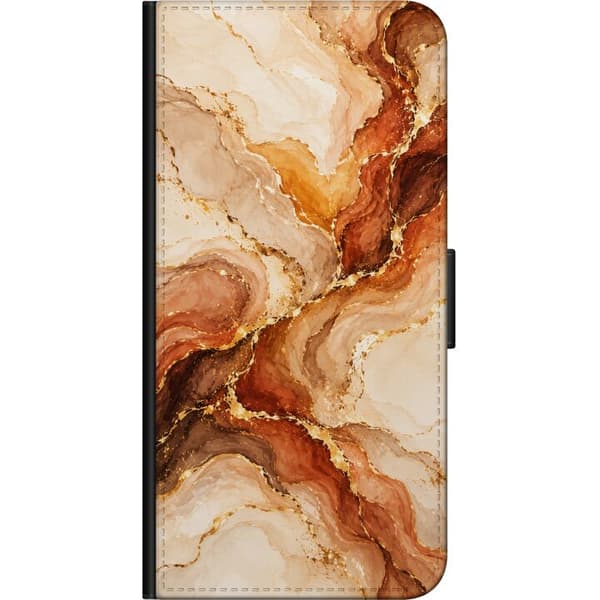 Kompatibel Tegnebogsetui til Huawei P Smart Z Høstagat beige
