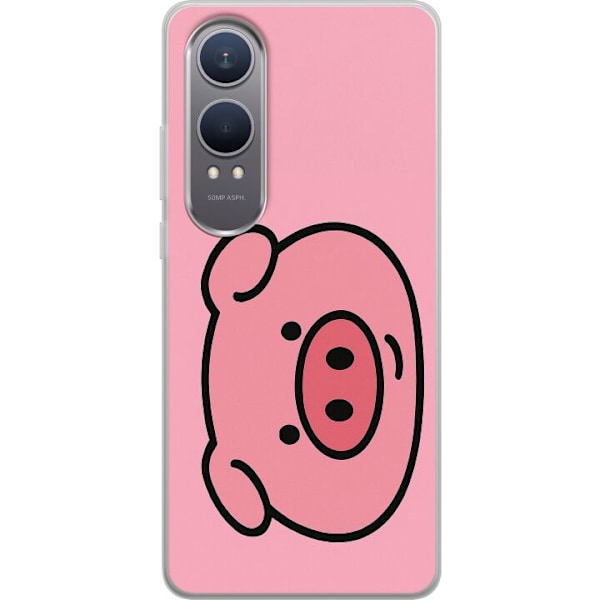 OnePlus Nord CE4 Lite Gennemsigtig cover Kawaii Piggy