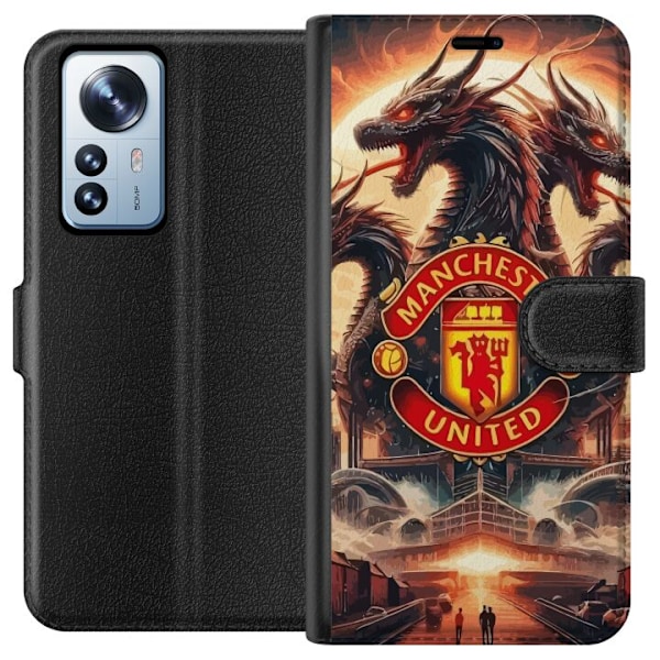 Xiaomi 12 Pro Tegnebogsetui Manchester United