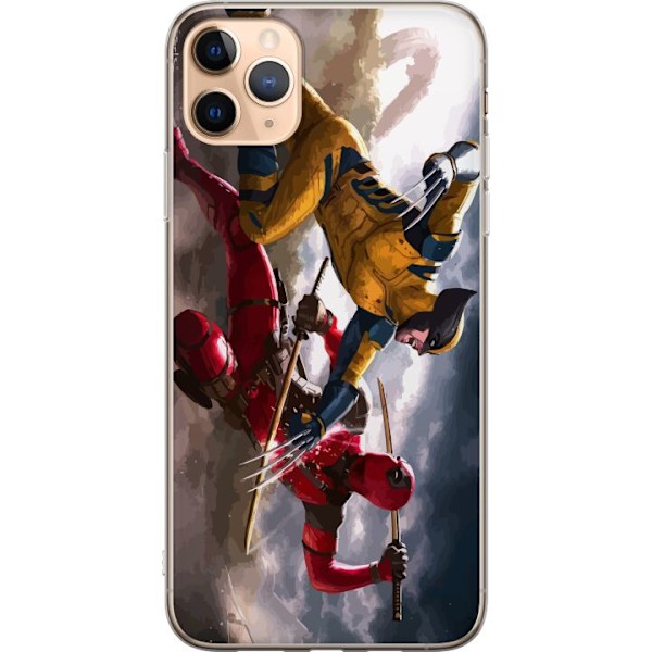 Apple iPhone 11 Pro Max Läpinäkyvä kuori Wolverine Deadpool