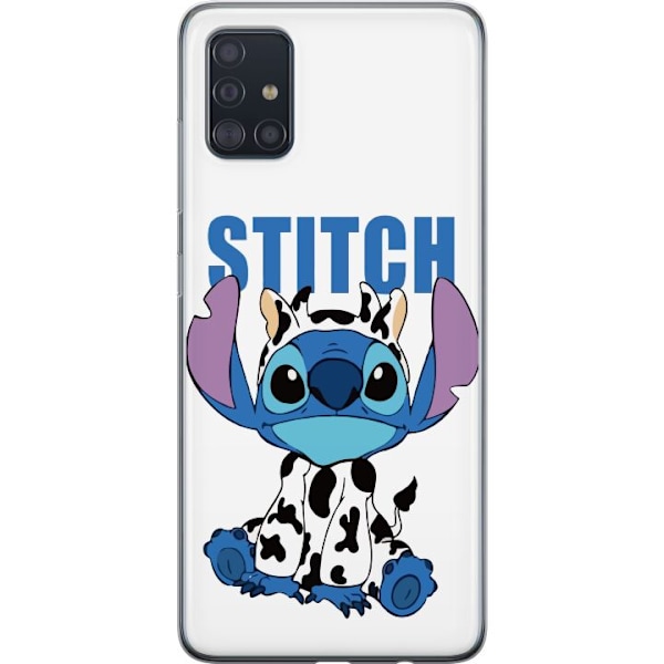 Samsung Galaxy A51 Genomskinligt Skal Stitch