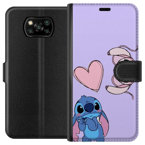 Xiaomi Poco X3 NFC Lompakkokotelo Stitch Mode