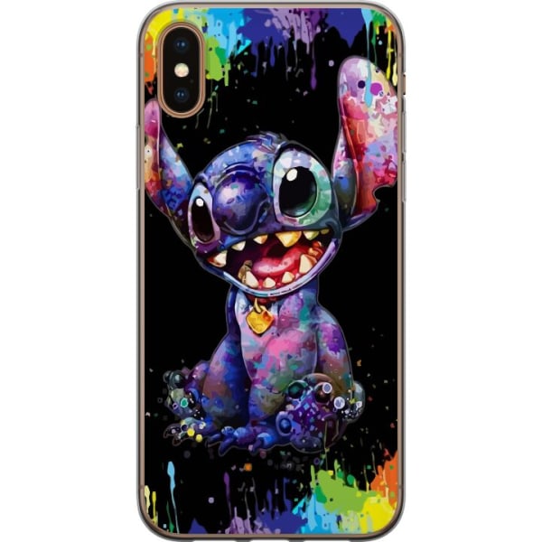Apple iPhone XS Max Genomskinligt Skal Lilo and Stitch