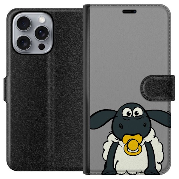 Apple iPhone 16 Pro Max Tegnebogsetui Shaun the sheep