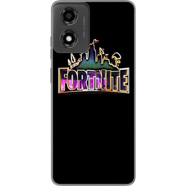 Motorola Moto E14 Genomskinligt Skal Fortnite