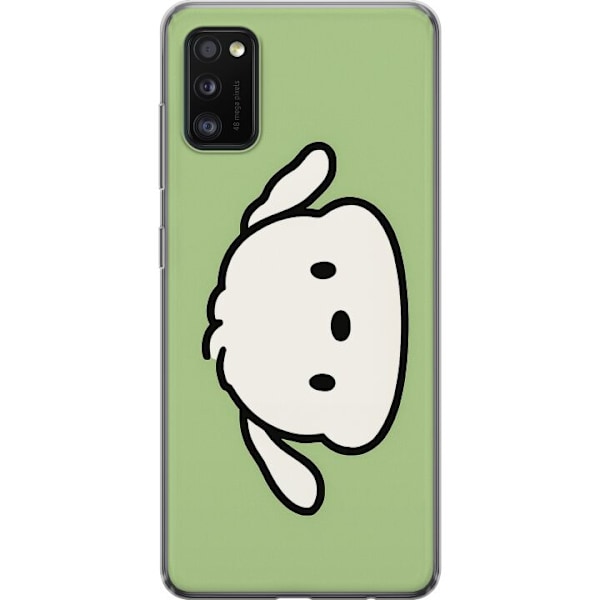Samsung Galaxy A41 Gennemsigtig cover Snoopy Flip