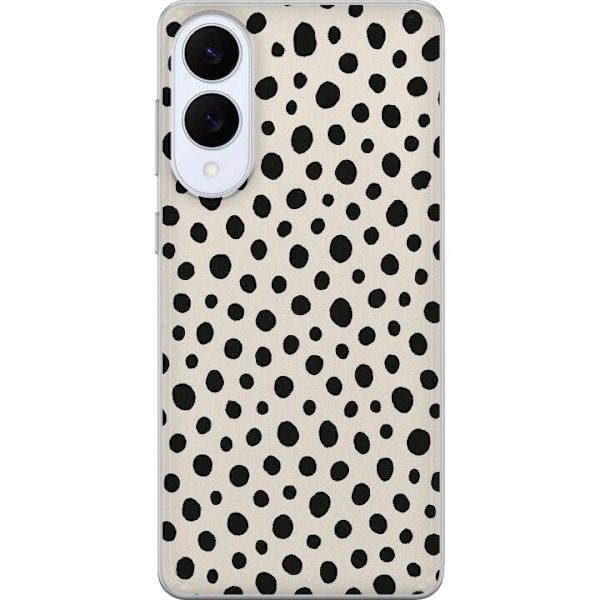 Samsung Galaxy S25 Edge Läpinäkyvä kuori Dot Dance