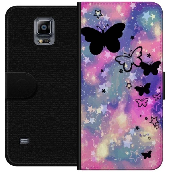 Samsung Galaxy Note 4 Lommeboketui sommerfugler