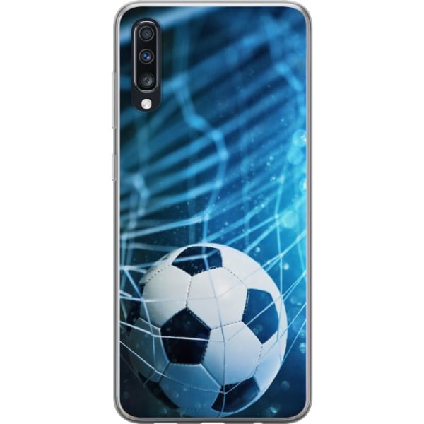 Samsung Galaxy A70 Gennemsigtig cover Fodbold