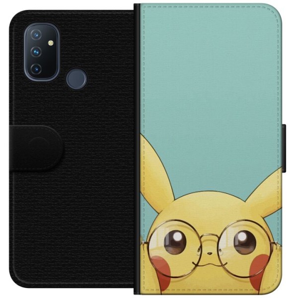 OnePlus Nord N100 Lompakkokotelo Pikachu lasit
