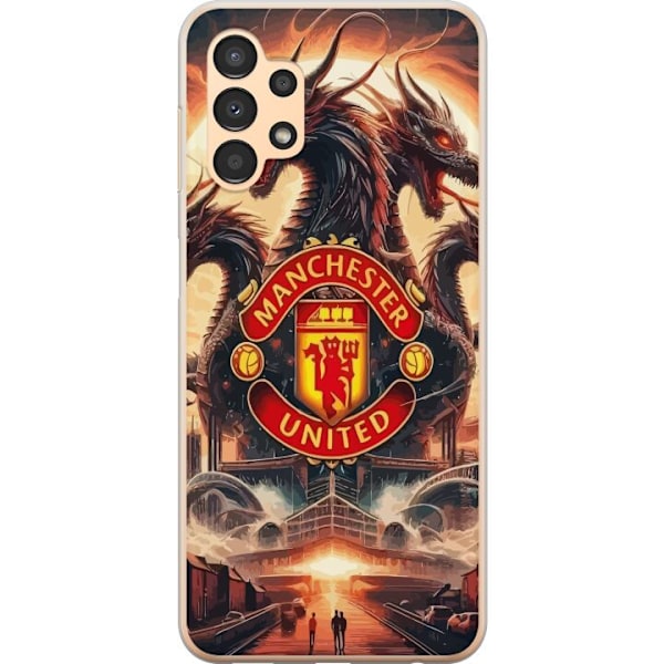 Samsung Galaxy A13 Läpinäkyvä kuori Manchester United