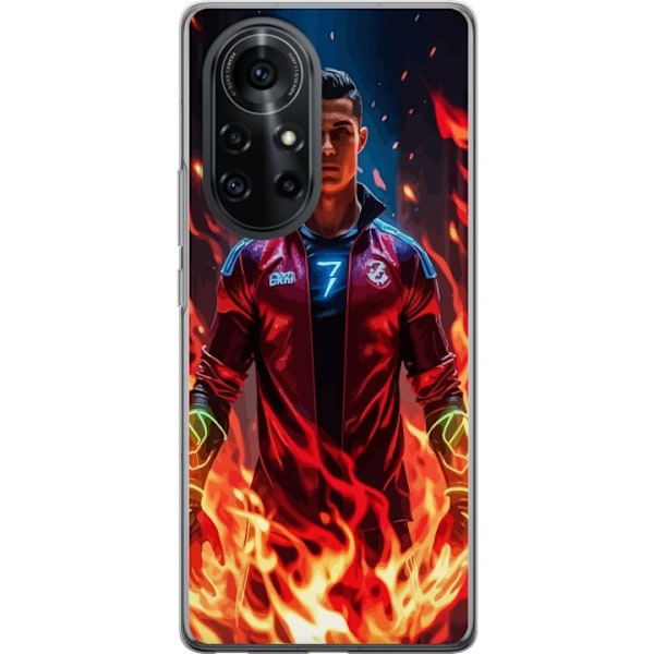 Huawei nova 8 Pro Gennemsigtig cover Ronaldo Inferno - fodbold
