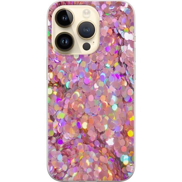 Apple iPhone 14 Pro Läpinäkyvä kuori Kimalteleva