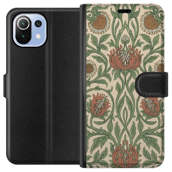 Xiaomi Mi 11 Lite Lompakkokotelo Petali Yksityiskohdat