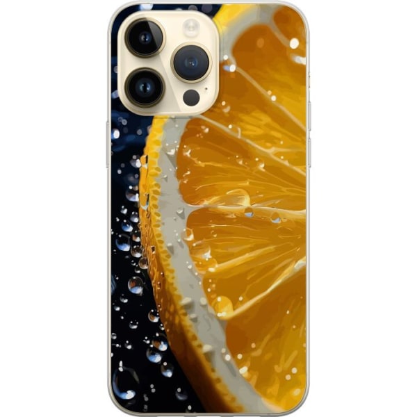 Apple iPhone 15 Pro Max Genomskinligt Skal Apelsin