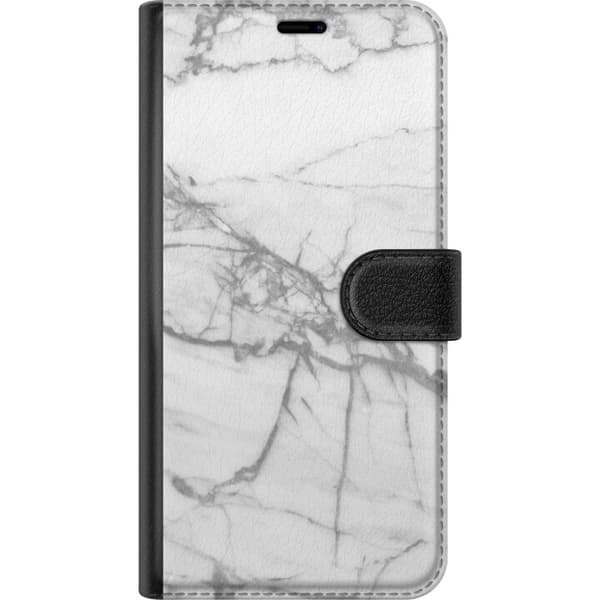 Kompatibel Tegnebogsetui til Samsung Galaxy S9+ Marmor