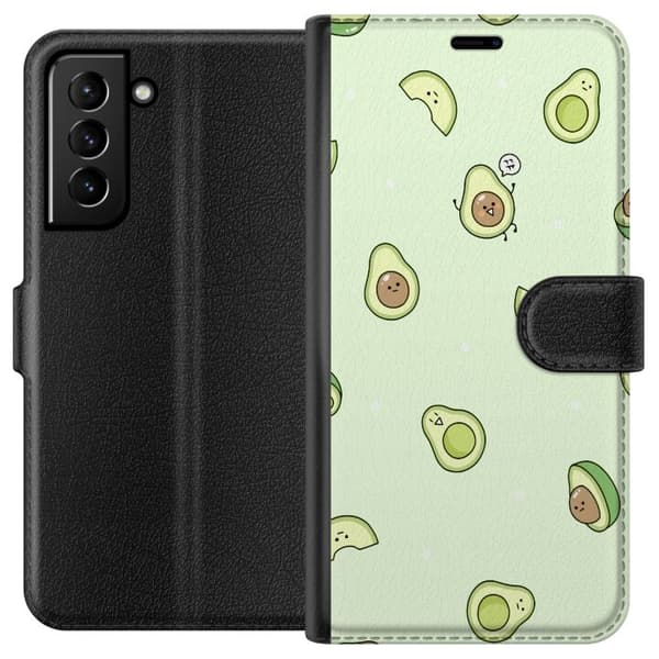 Kompatibel Tegnebogsetui til Samsung Galaxy S21+ 5G Avocado