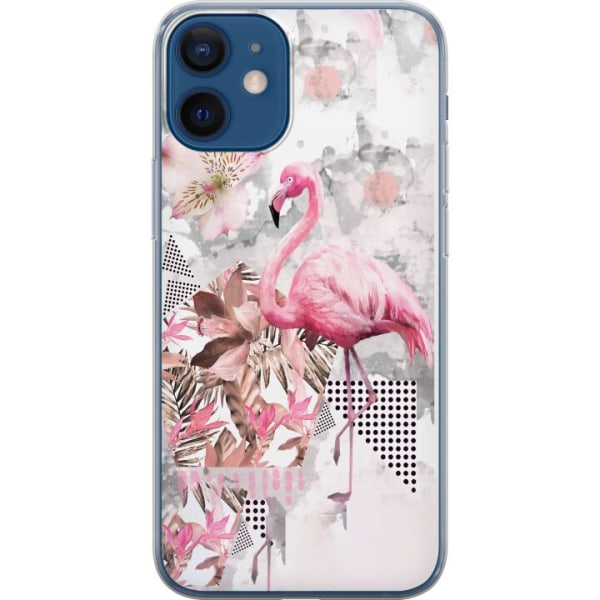 Apple iPhone 12  Cover / Mobilcover - Flamingo