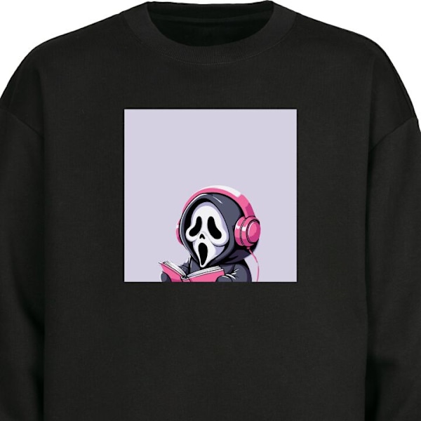 Sweatshirt för Vuxen | Klassisk Collegetröja Scream svart M