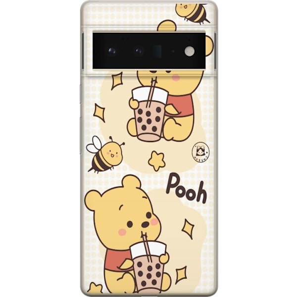 Google Pixel 6 Pro Läpinäkyvä kuori Nalle Pooh - klassinen karhumotiivi uudessa tulkinnassa