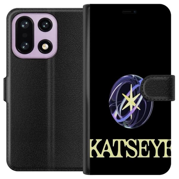 Kompatibelt Lommeboketui til OnePlus 15 KATSEYE logotyp svart