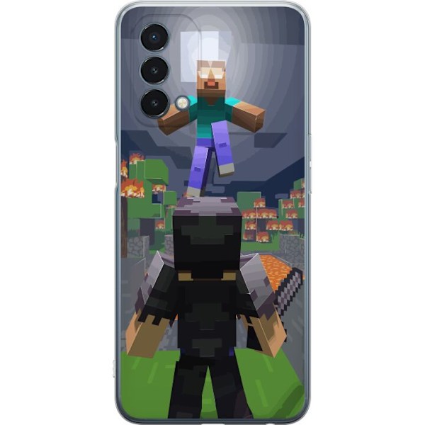 OnePlus Nord N200 5G Genomskinligt Skal Minecraft