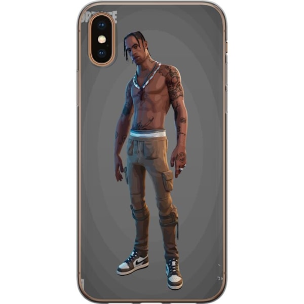 Apple iPhone XS Gennemsigtig cover Fortnite